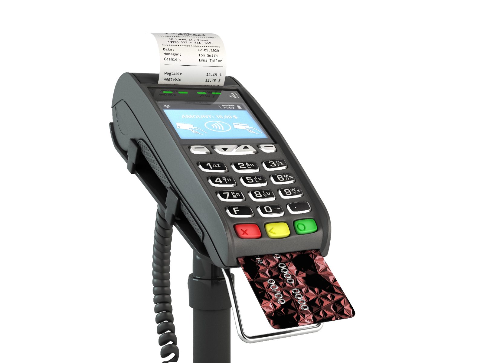 Nadgradnja klasičnega je prenosni pos terminal, ki je hitro osvojil srca